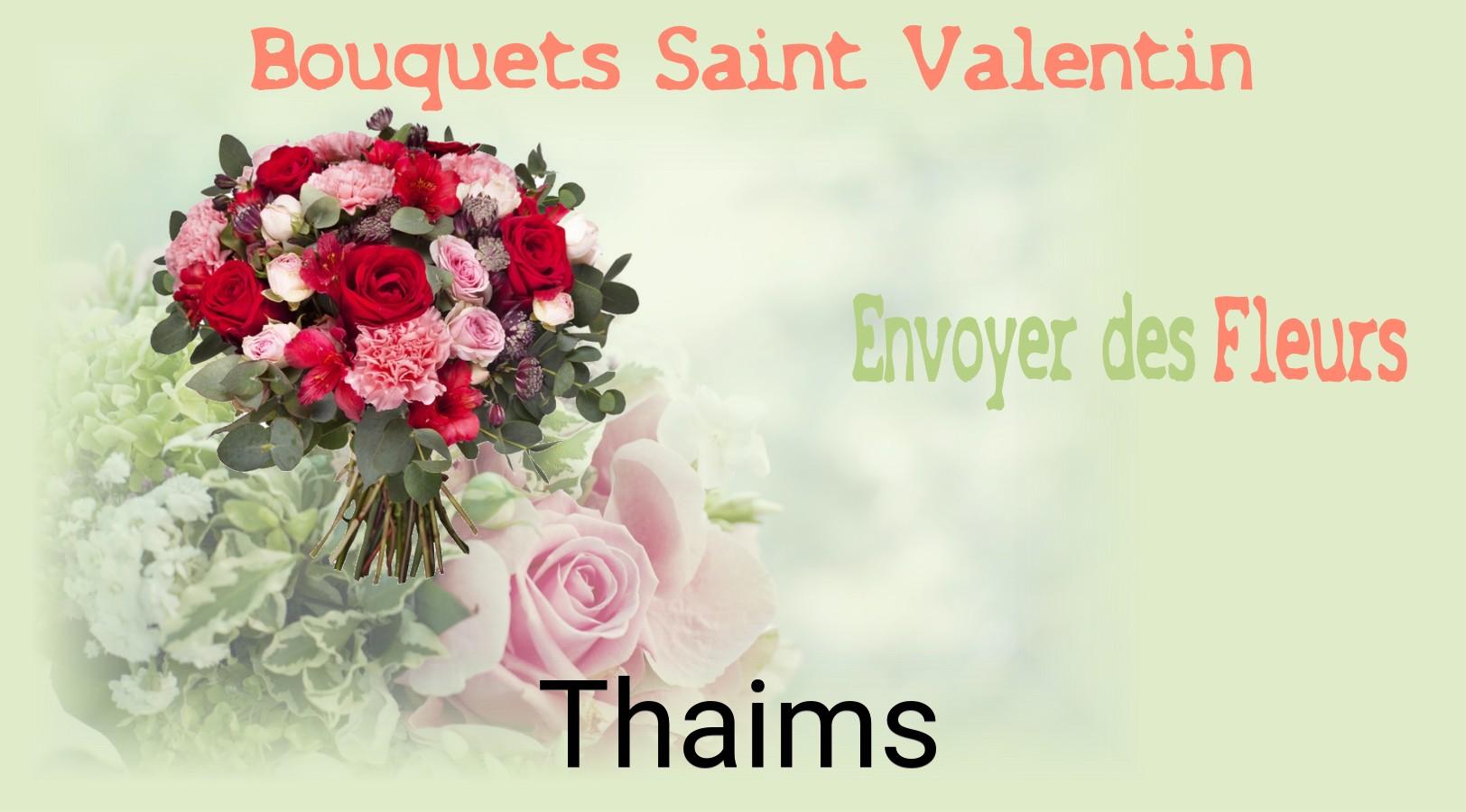 Roses de Saint-Valentin livrées à Thaims
